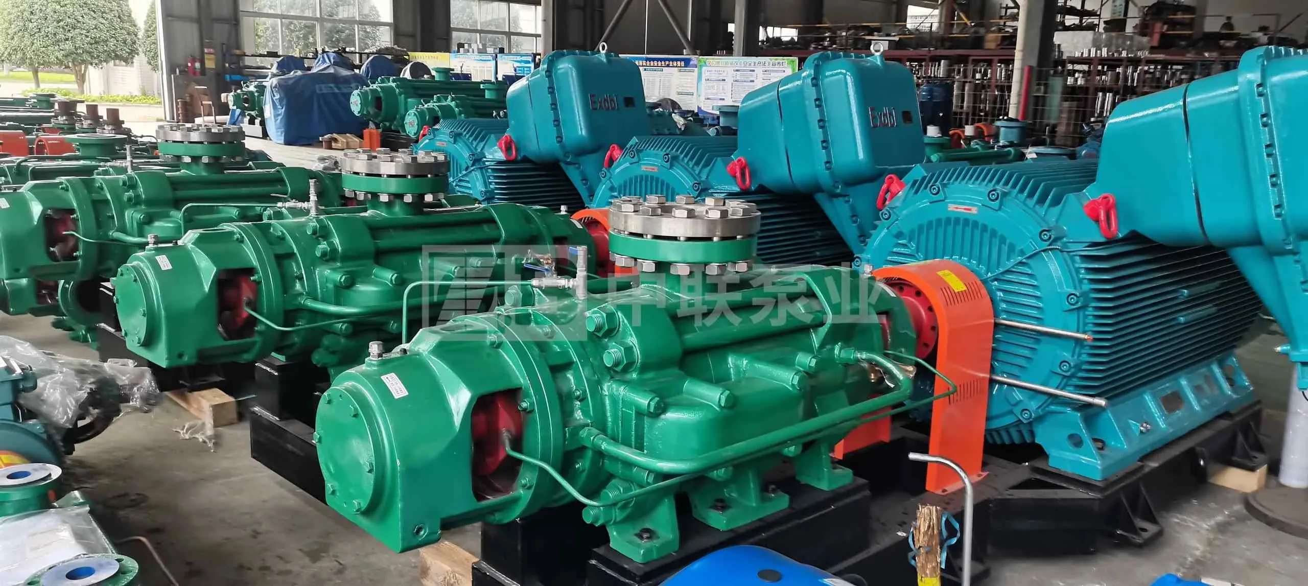 贵州六盘水某煤矿采购3台自平衡高压防爆矿用多级泵