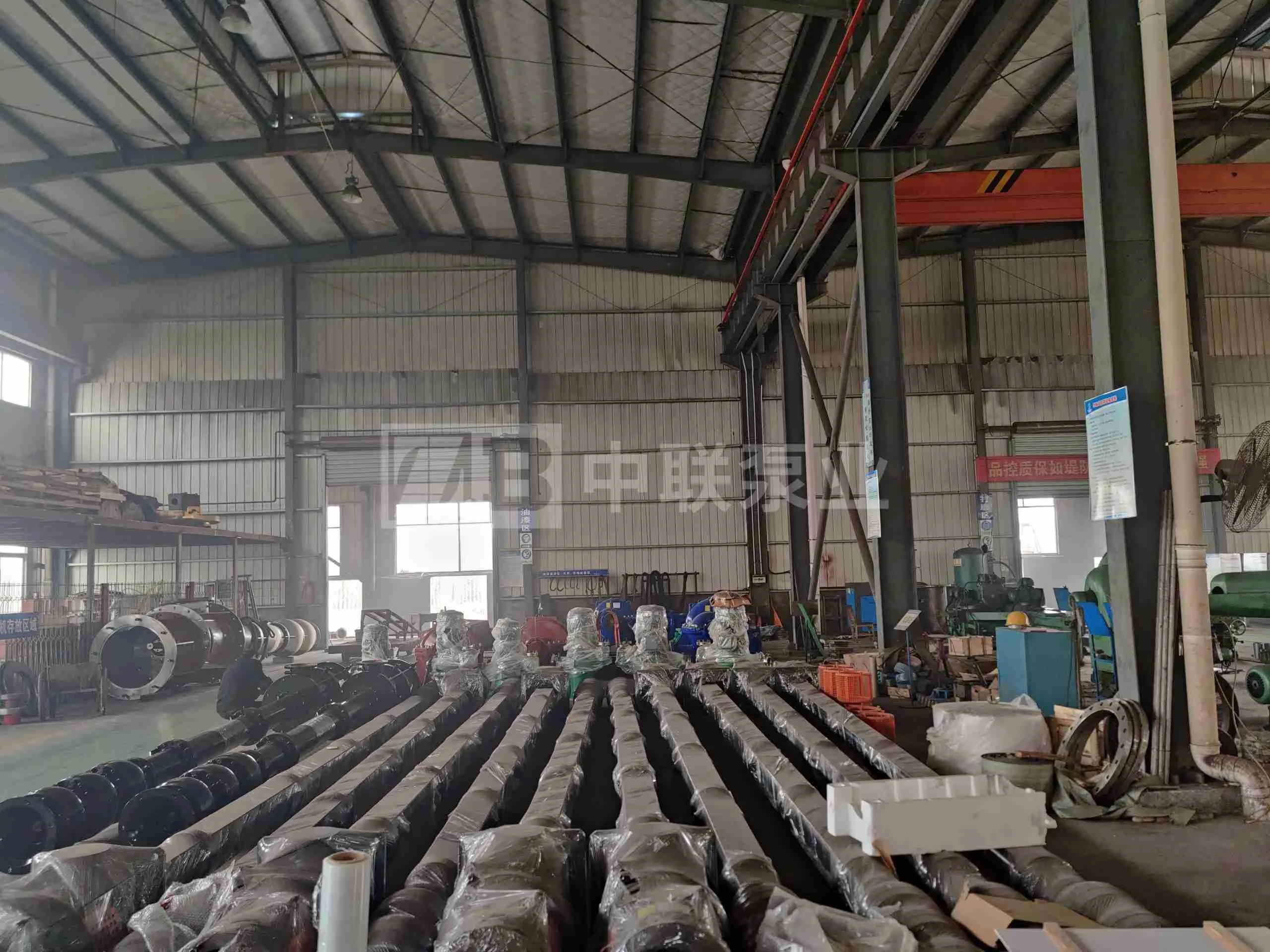 四川某电厂采购400LC-62A型立式长轴泵用于循环水泵